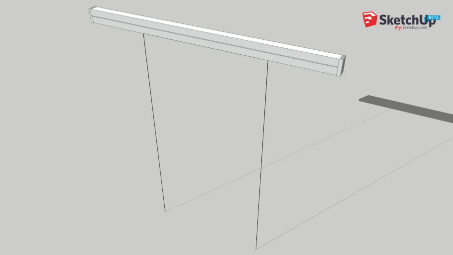 IP System® - HIGHLIGHTER SUSPENSION DOUBLE EMISSION 1m- outdoor lighting