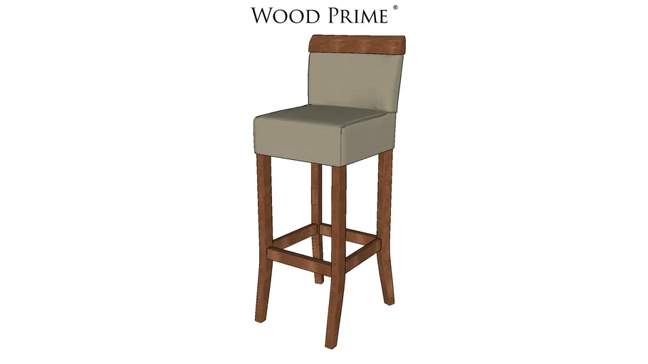 Banqueta Alta Roma - Wood Prime