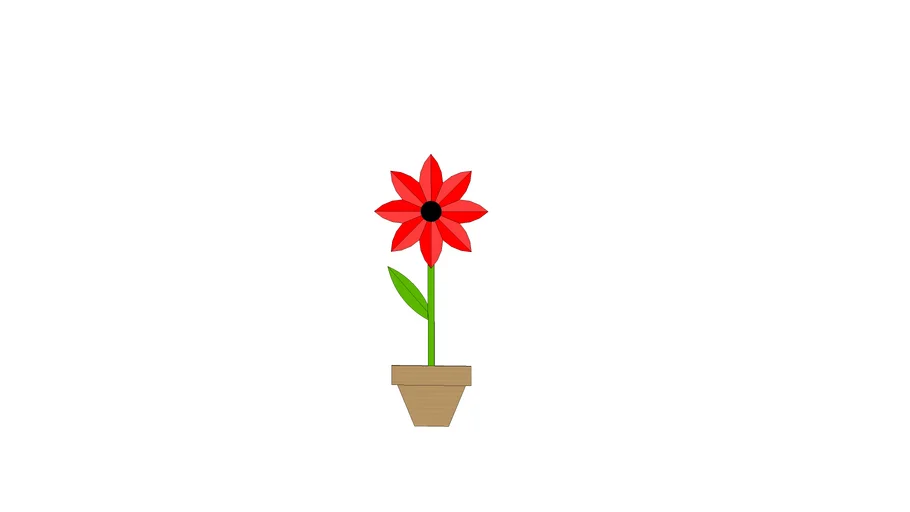 red flower | 3D Warehouse
