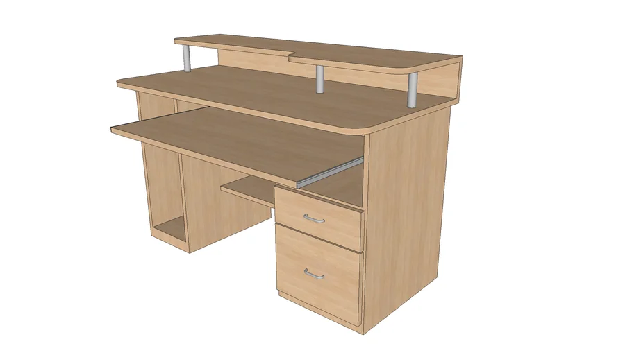 Modern computer desk