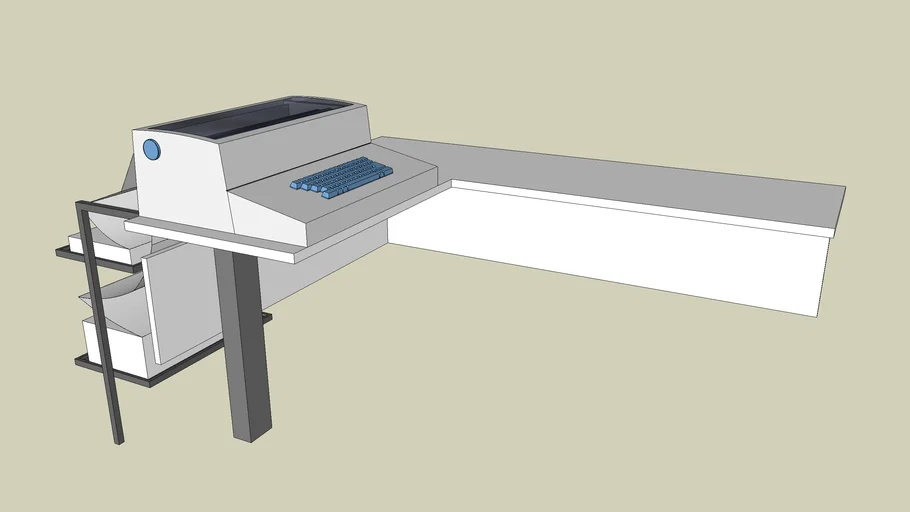 terminal typewriter and table for IBM system/360