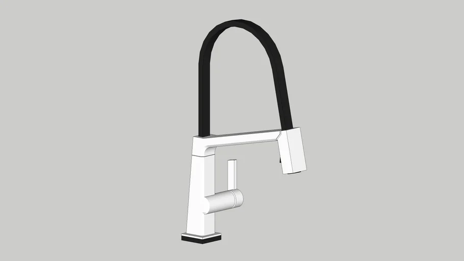 PIVOTAL® Single Handle Exposed Hose Kitchen Faucet With Touch2O Technology - 9693T-DST