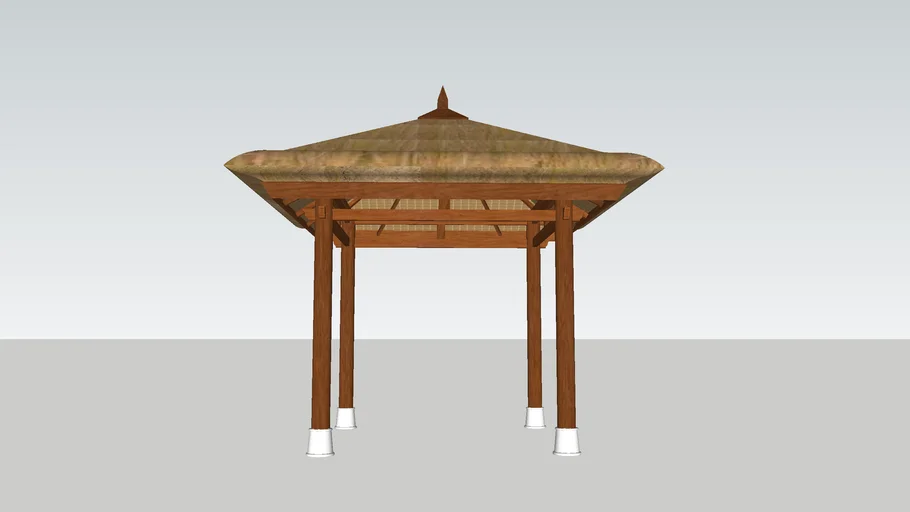 Grass Roof Gazebo.skp
