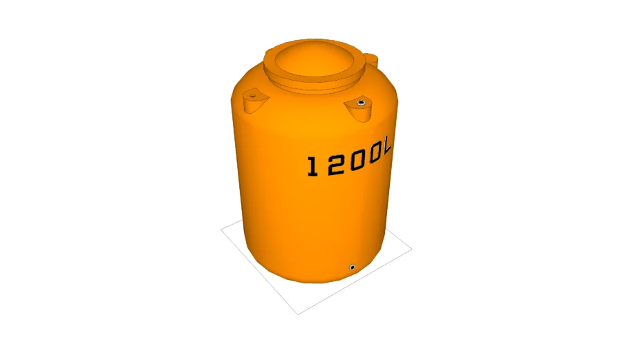 Tandon Air (Water Tank) 1200 Liter v2 + Bulkhead