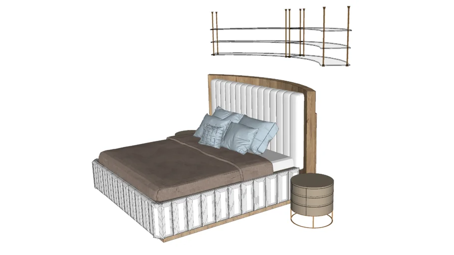 Curved Bed / Headboard