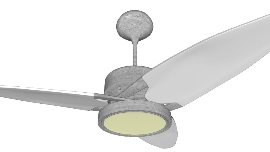 PROPELLER SILVER - Designer Fan by Fanzart VRAY Ready Fan