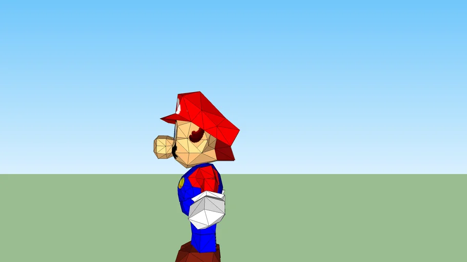 Super Mario 64 Beta Mario Model