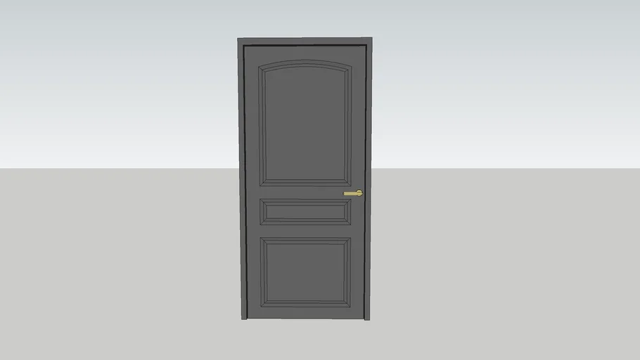 door 0.90x2.10m with door lever