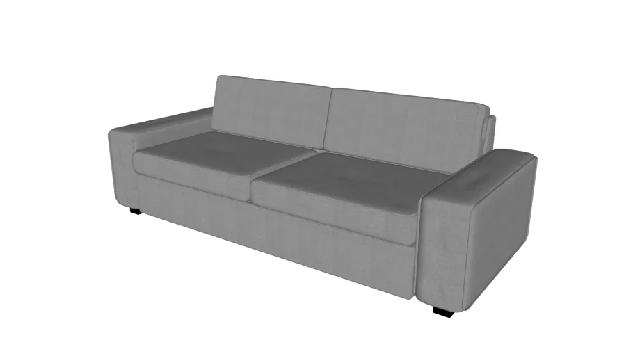 Modern Fabric Sofa 3 Seater