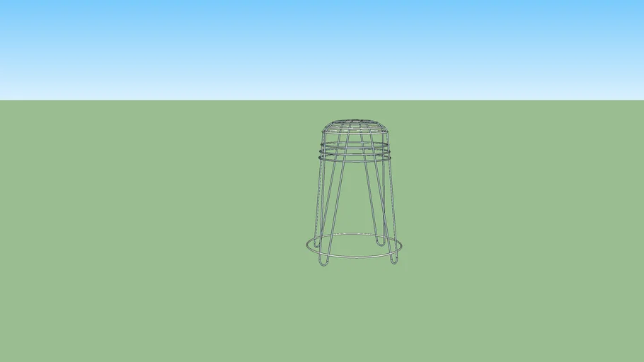 TABOURET MÉTAL