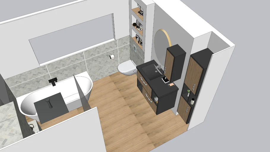 Bathroom and shower room