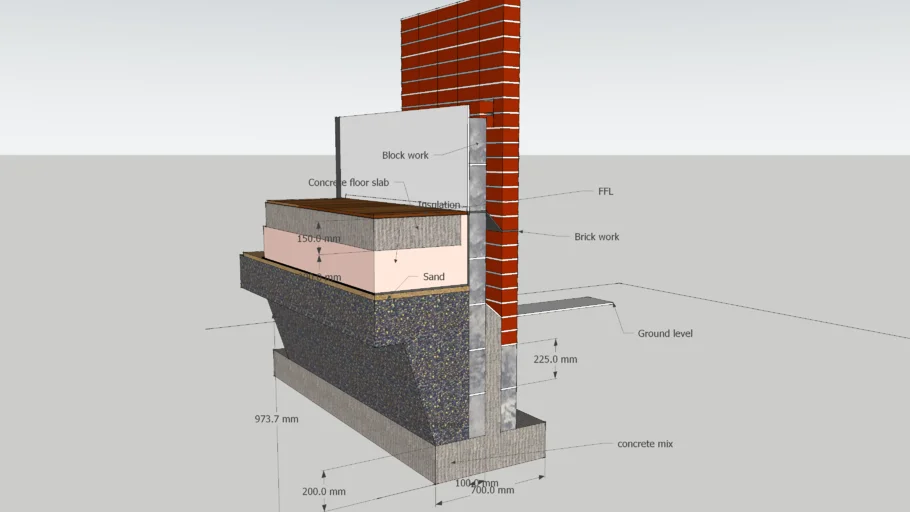 raft foundation detail