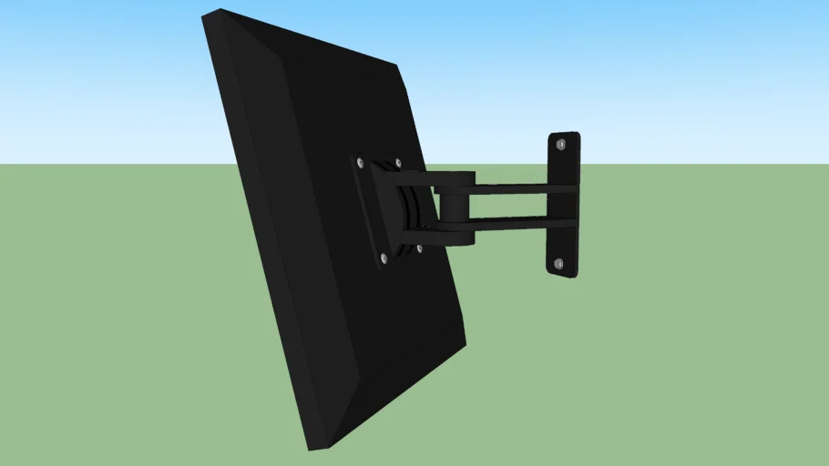 Wall mounted monitor