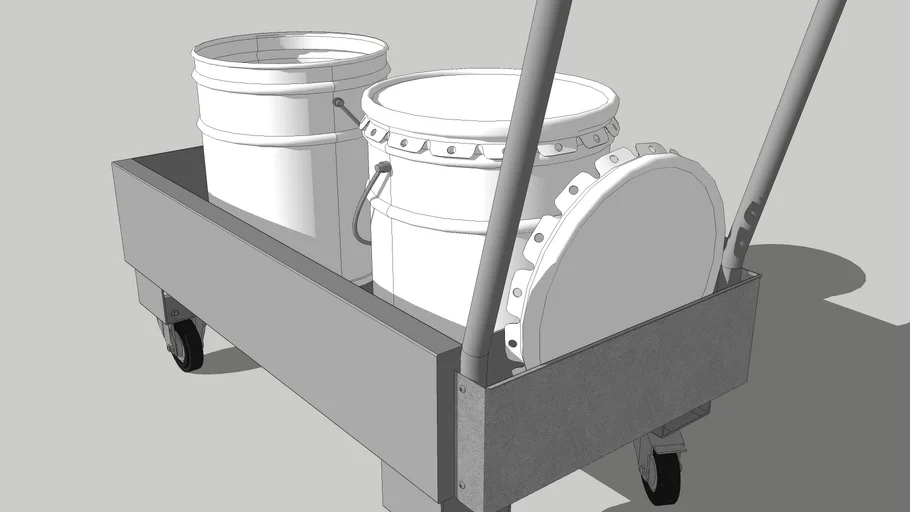 Trolley Paint Bucket