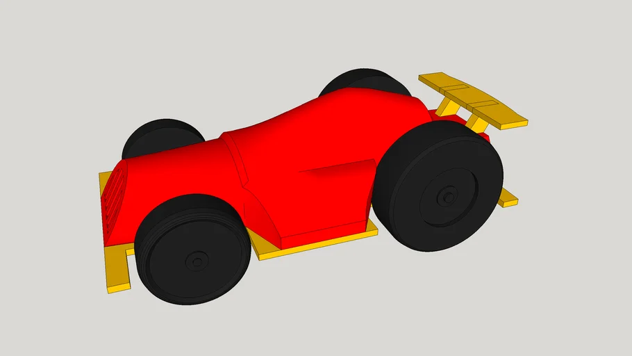Toy Car Rubberband Motor /3D Printable