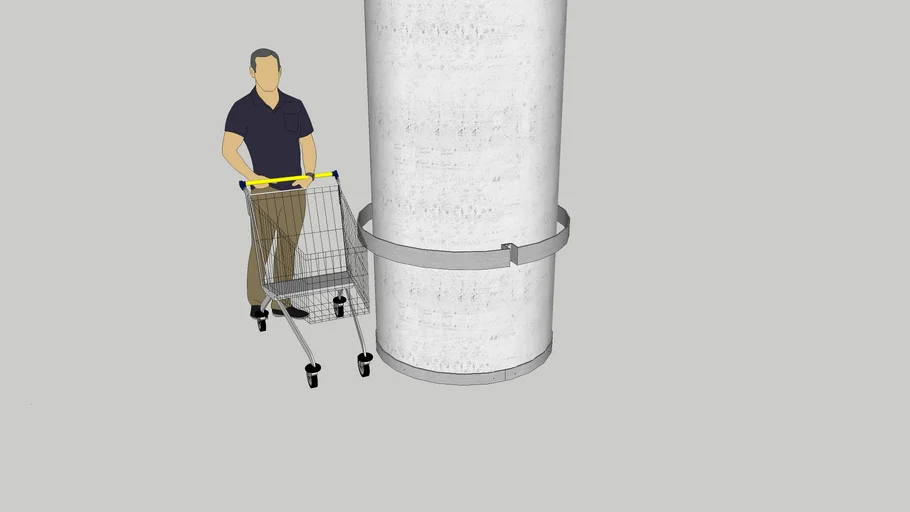 PROTECTION CHARIOT DE SUPERMARCHÉ /  SUPERMARKET TROLLEY PROTECTION