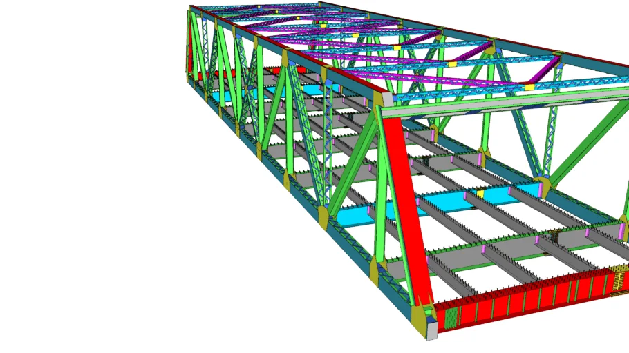 OPEN WEB GIRDER BRIDGE
