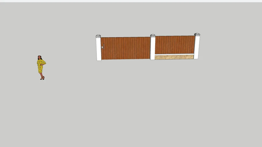 Pagar dan Gerbang Kayu / Wooden Fence