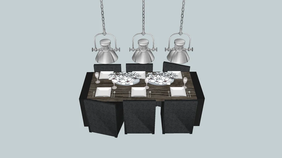 Dax tafel opgemaakt