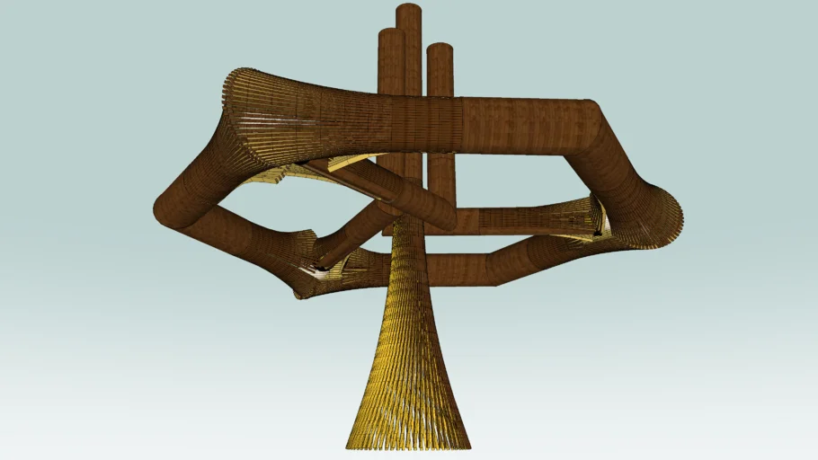 bamboo chandelier