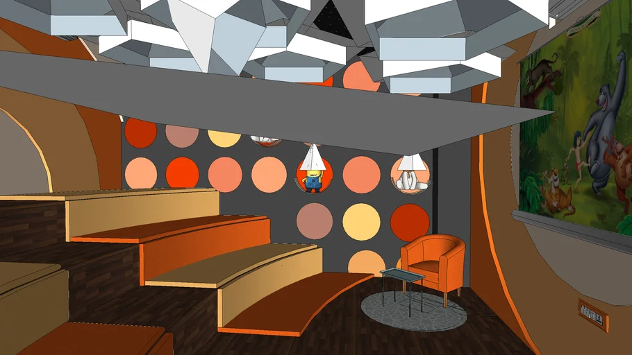 presentation room for kids.