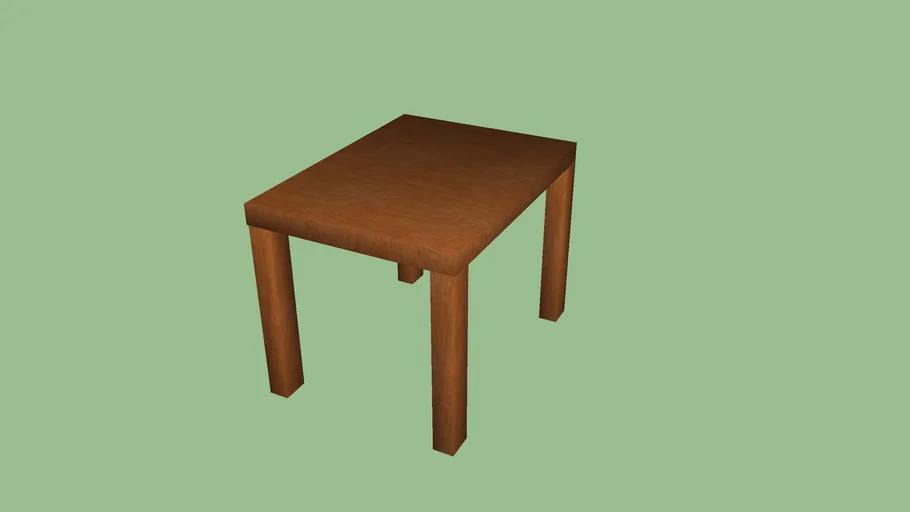 Basic Table | 3D Warehouse