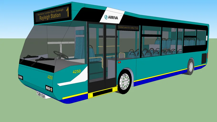 Southend Optare Versa - Route 1 Shoeburyness to Rayleigh Station