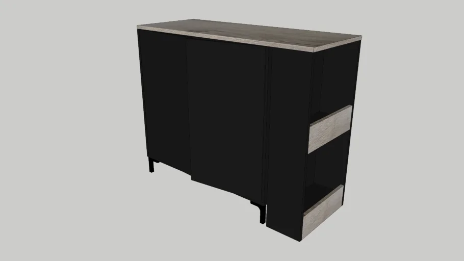Desserte de cuisine CONFORAMA - CONFORAMA kitchen sideboard