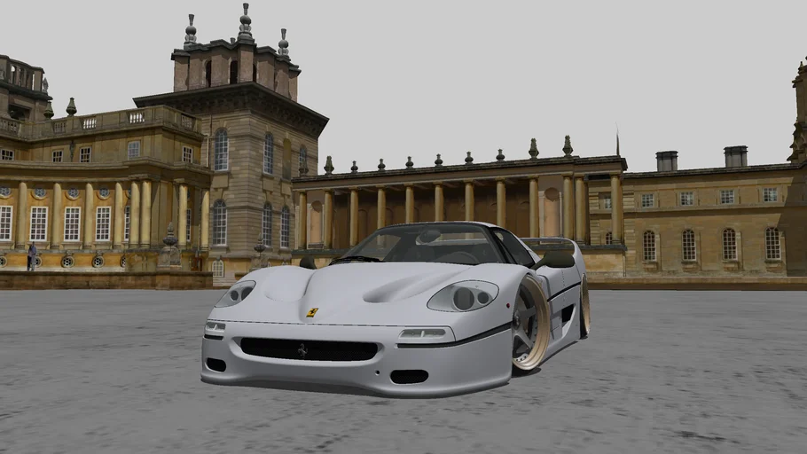 Ferrari Silver F50 World Tour de Blenheim Palace