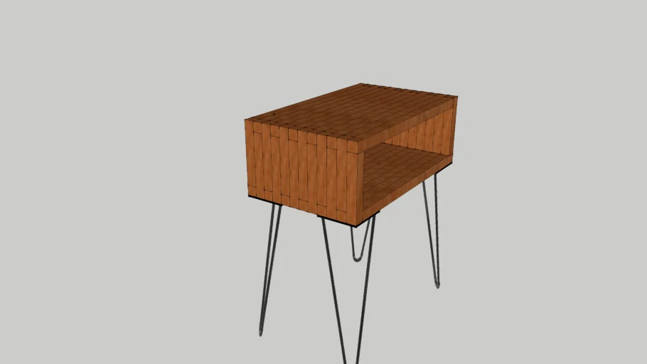 DIY Modern Nightstand Plan