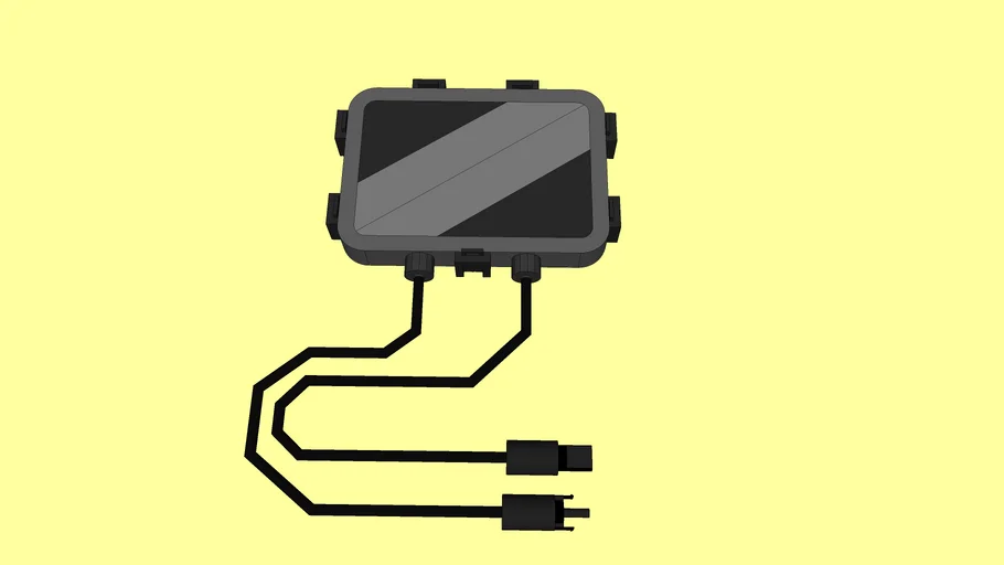 Connection box Solar panel | 3D Warehouse