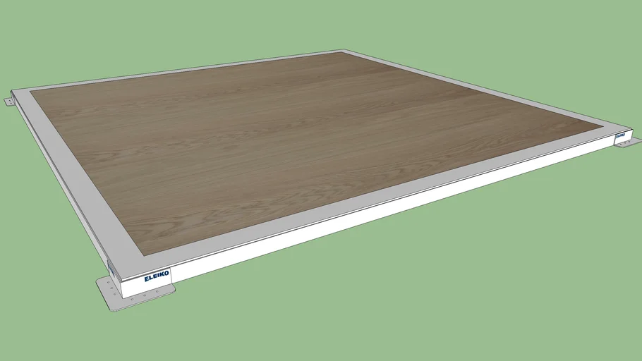 Eleiko IWF Weightlifting Competition Platform - Oak Beams