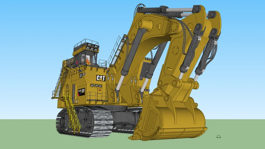 excavator backhoe cat 6190 fs