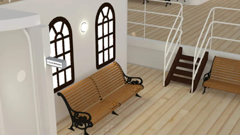 Titanic 2nd Class Entrance (on boat deck)