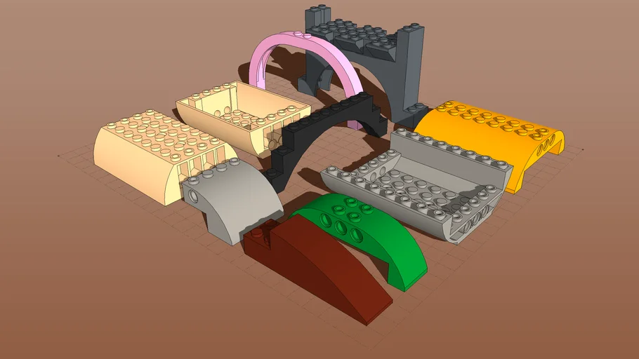 LEGO BRICK CURVED PART 2
