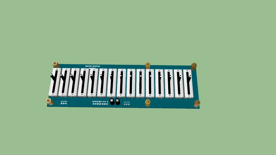 Chinese 15 band stereo equalizer Board