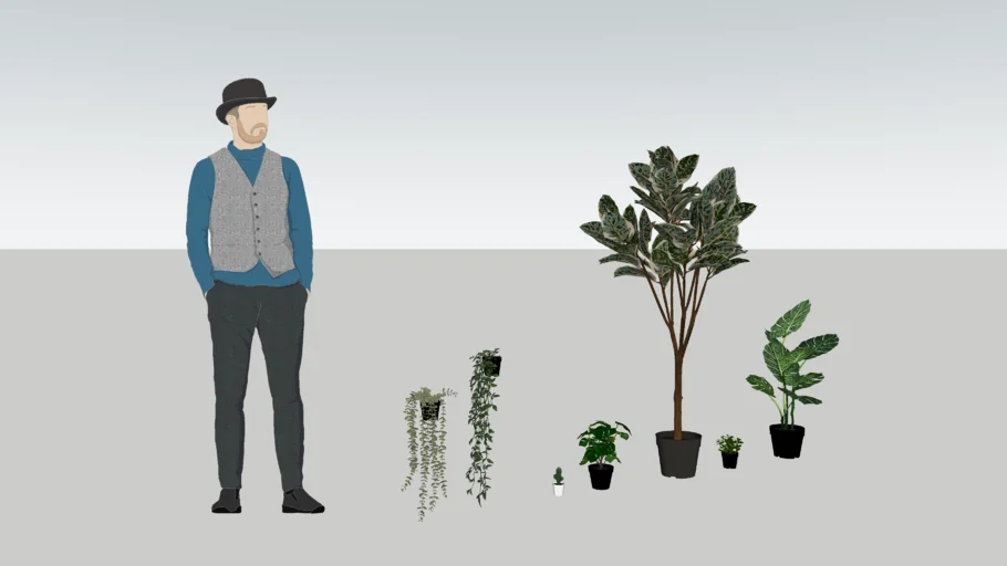 IKEA FEJKA artificial plants