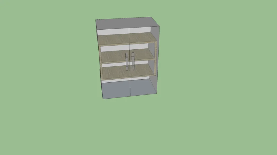 the glasses cabinet