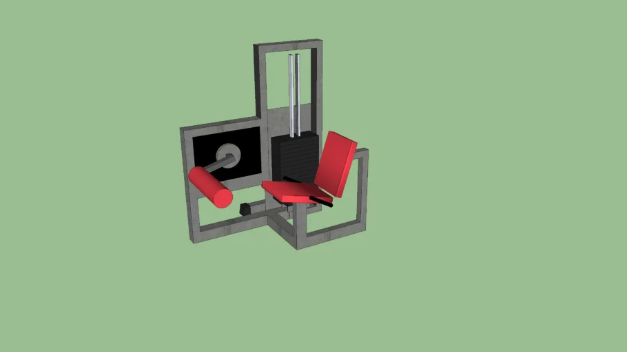 Seated Leg Curl machine