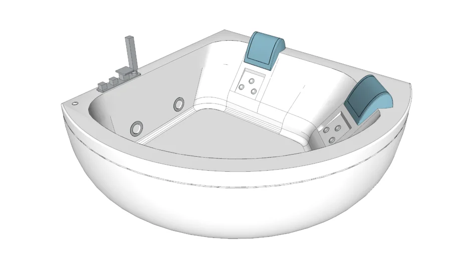 Aquasoul Corner 155 Jacuzzi