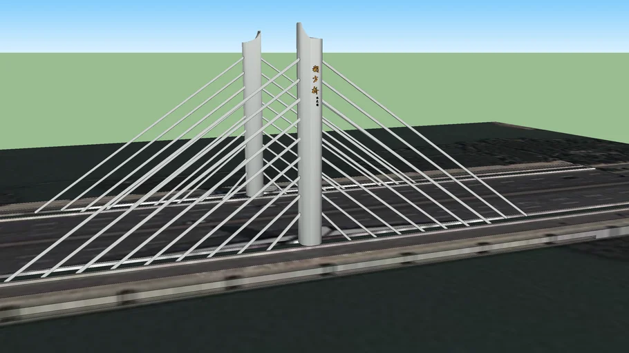 朔方桥（银川贺兰山路阅海大桥）Shuofang Bridge