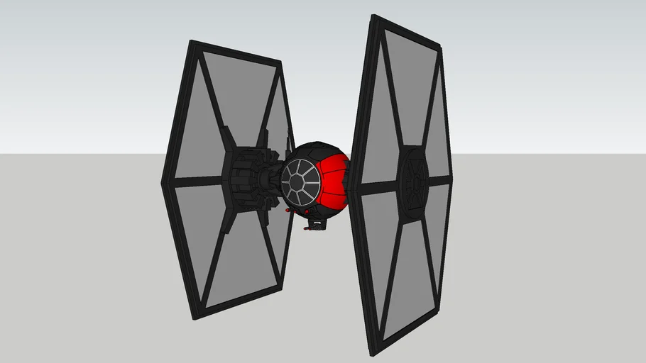 First Order SF TIE Fighter | 3D Warehouse