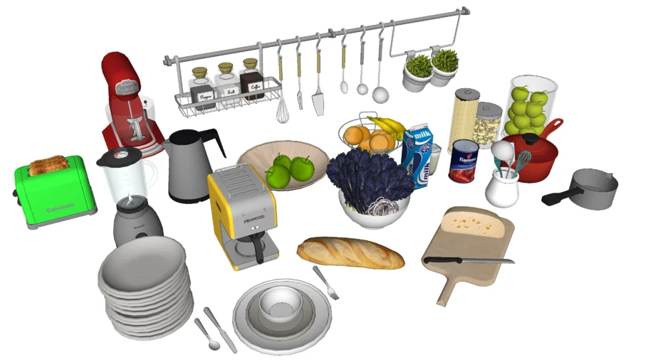 kitchen utensils | 3D Warehouse