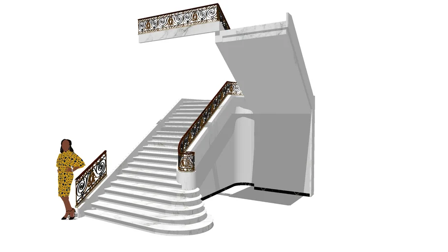 U SHAPE STAIRS