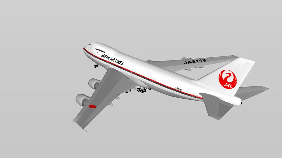 Japan Air Lines Boeing 747-100SR JA8119