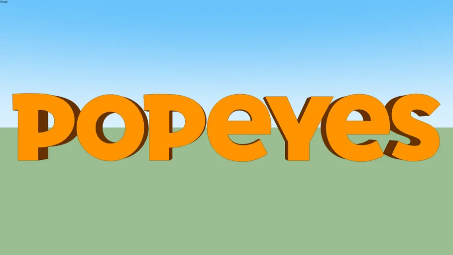 Popeyes logo 2019