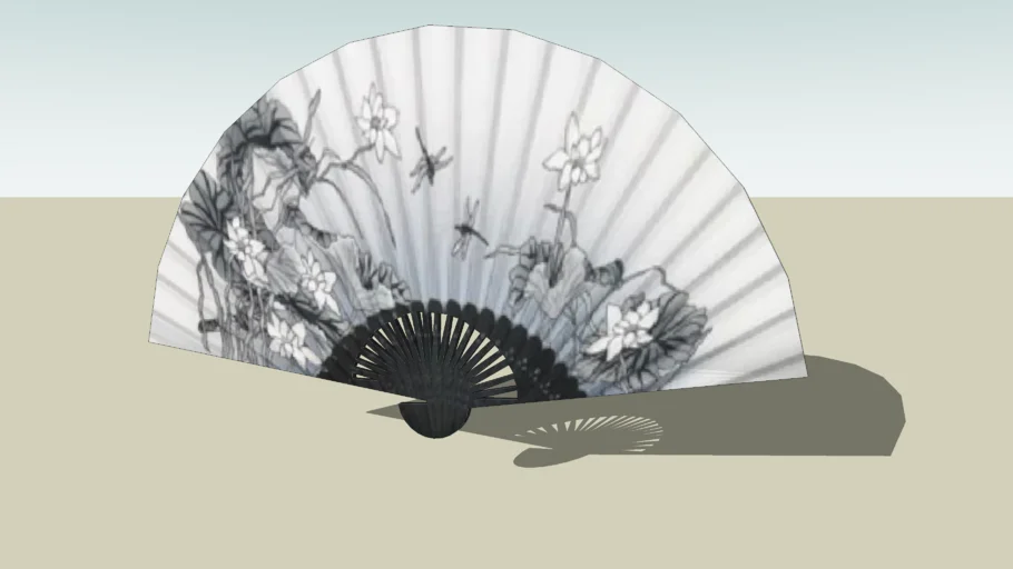 Japanese folding fan