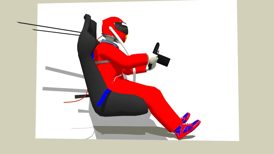 Race car driver | 3D Warehouse