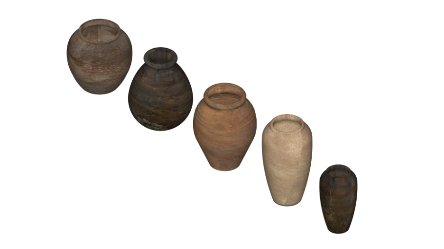 Sculptural & Classic Terracotta Vases – High-Quality 3D Model Collection (SketchUp)