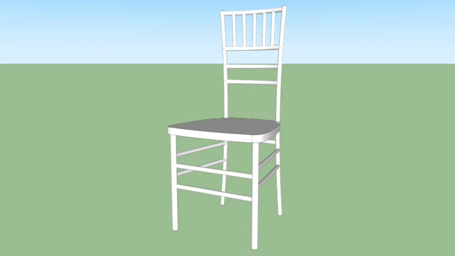 Wedding-Chair-Kursi kayu putih